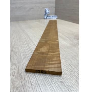 Клён Волнистый Печёный 180 гр заготовка накладки для электрогитары Смешанный АА Волна ААА 9х77-60х555 мм-5