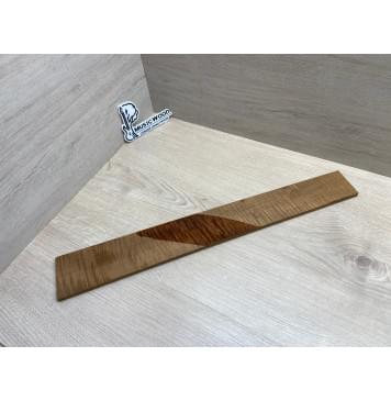 Клён Волнистый Печёный 180 гр заготовка накладки для электрогитары Смешанный АА Волна ААА 9х77-60х555 мм-14