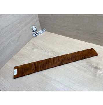 Клён Волнистый Печёный 180 гр заготовка накладки для электрогитары Смешанный АА Волна ААА 9х77-60х555 мм-15