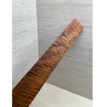 Клён Волнистый Печёный 180 гр заготовка накладки для электрогитары Смешанный АА Волна ААА 9х77-60х555 мм-7