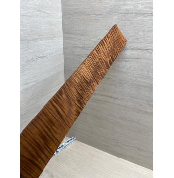 Клён Волнистый Печёный 180 гр заготовка накладки для электрогитары Смешанный АА Волна ААА 9х77-60х555 мм-8