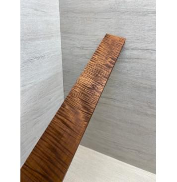 Клён Волнистый Печёный 180 гр заготовка накладки для электрогитары Смешанный АА Волна ААА 9х77-60х555 мм-0