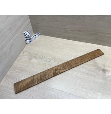 Клён Волнистый Печёный 180 гр заготовка накладки для электрогитары Смешанный АА Волна ААА 8.5х54-48х565 мм-10