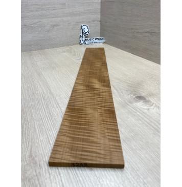 Клён Волнистый Печёный 180 гр заготовка накладки для электрогитары Радиал АА Волна ААА 9х103-85х575 мм-3