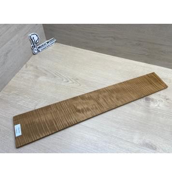 Клён Волнистый Печёный 180 гр заготовка накладки для электрогитары Радиал АА Волна ААА 9х103-85х575 мм-6