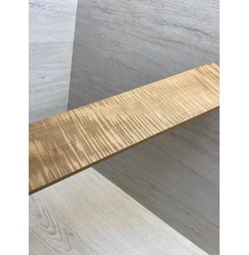 Клён Волнистый Печёный 180 гр заготовка накладки для электрогитары Радиал АА Волна ААА 9х103-85х575 мм-5