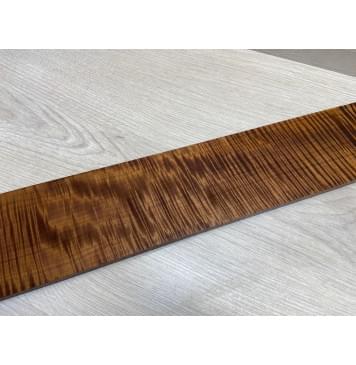 Клён Волнистый Печёный 180 гр заготовка накладки для электрогитары Радиал АА Волна ААА 9х103-85х575 мм-15