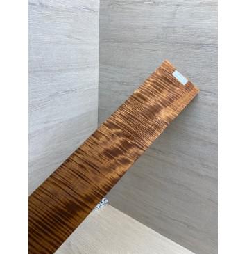 Клён Волнистый Печёный 180 гр заготовка накладки для электрогитары Радиал АА Волна ААА 9х103-85х575 мм-13