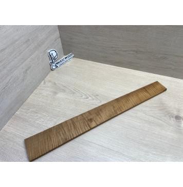 Клён Волнистый Печёный 180 гр заготовка накладки для электрогитары Смешанный А Волна АА 9.7х70-50х530 мм-2