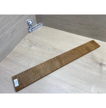 Клён Волнистый Печёный 180 гр заготовка накладки для электрогитары Смешанный ААА Волна АА 10х80-65х560 мм-4