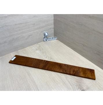 Клён Волнистый Печёный 180 гр заготовка накладки для электрогитары Смешанный ААА Волна АА 10х80-65х560 мм-13