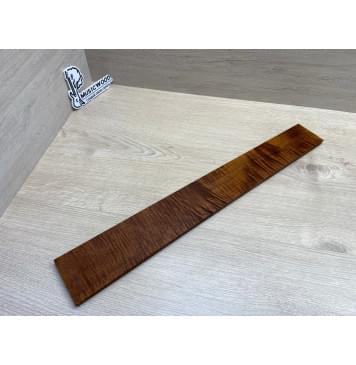 Клён Волнистый Печёный 180 гр заготовка накладки для электрогитары Смешанный ААА Волна АА 10х80-65х560 мм-0