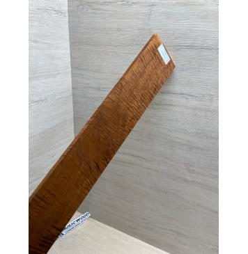 Клён Волнистый Печёный 180 гр заготовка накладки для электрогитары Смешанный ААА Волна АА 10х80-65х560 мм-11