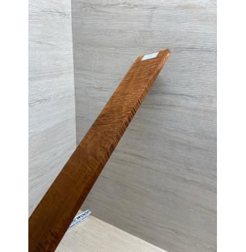 Клён Волнистый Печёный 180 гр заготовка накладки для электрогитары Смешанный ААА Волна АА 10х80-65х560 мм-8