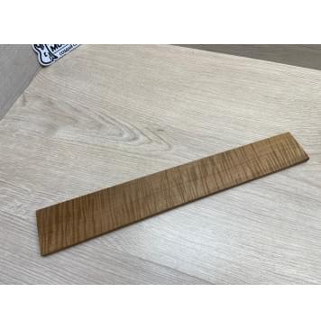 Клён Волнистый Печёный 180 гр заготовка накладки для электрогитары Радиал АА Волна ААА 8.2х56-46х355 мм-2