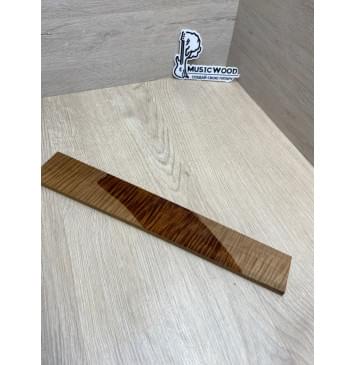 Клён Волнистый Печёный 180 гр заготовка накладки для электрогитары Радиал АА Волна ААА 8.2х56-46х355 мм-7
