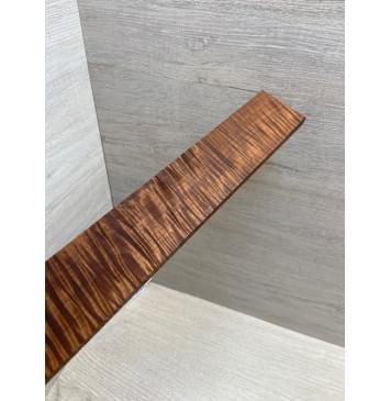 Клён Волнистый Печёный 180 гр заготовка накладки для электрогитары Радиал АА Волна ААА 8.2х56-46х355 мм-5