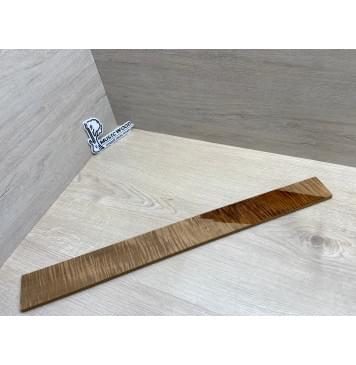 Клён Волнистый Печёный 180 гр заготовка накладки для электрогитары Смешанный ААА Волна ААА 10.3х63-52х600 мм-11