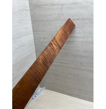 Клён Волнистый Печёный 180 гр заготовка накладки для электрогитары Смешанный ААА Волна ААА 10.3х63-52х600 мм-3