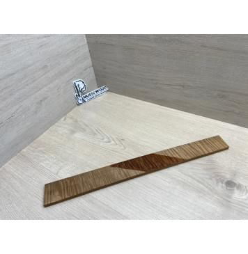 Клён Волнистый Печёный 180 гр заготовка накладки для электрогитары Радиал АА Волна ААА 9.7х53-43х470 мм-6