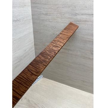 Клён Волнистый Печёный 180 гр заготовка накладки для электрогитары Радиал АА Волна ААА 9.7х53-43х470 мм-8