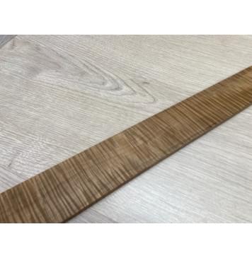 Клён Волнистый Печёный 180 гр заготовка накладки для электрогитары Радиал АА Волна ААА 9.3х55-44х405 мм-2