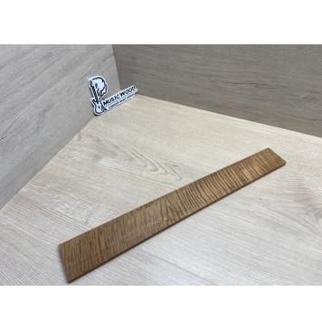 Клён Волнистый Печёный 180 гр заготовка накладки для электрогитары Смешанный ААА Волна ААА 7.8х60-47х435 мм-2