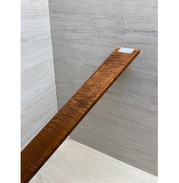 Клён Волнистый Печёный 180 гр заготовка накладки для электрогитары Смешанный ААА Волна ААА 7.8х60-47х435 мм-12