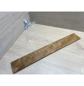 Клён Волнистый Печёный 180 гр заготовка накладки для электрогитары Радиал АА Волна ААА 9х73х550 мм-3