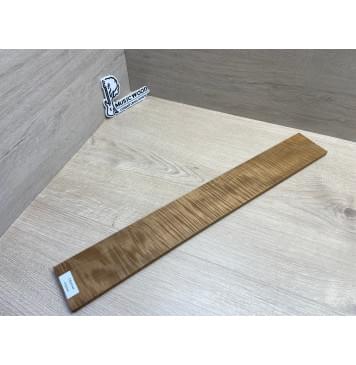 Клён Волнистый Печёный 180 гр заготовка накладки для электрогитары Радиал АА Волна ААА 9х73х550 мм-4