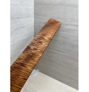 Клён Волнистый Печёный 180 гр заготовка накладки для электрогитары Радиал АА Волна ААА 9х73х550 мм-8