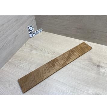 Клён Волнистый Печёный 180 гр заготовка накладки для электрогитары Смешанный ААА Волна ААА 8.2х80х515 мм-5