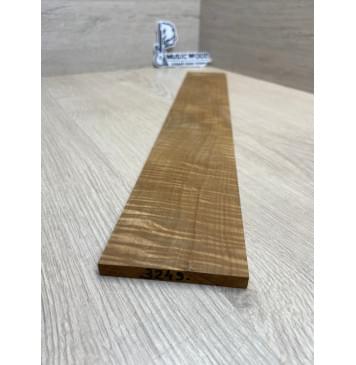 Клён Волнистый Печёный 180 гр заготовка накладки для электрогитары Смешанный ААА Волна ААА 8.2х80х515 мм-2