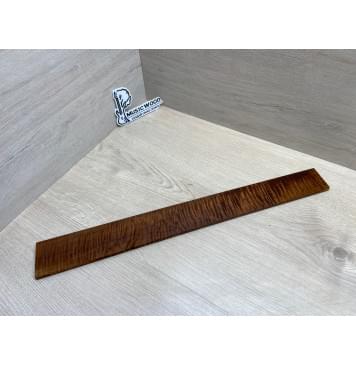 Клён Волнистый Печёный 180 гр заготовка накладки для электрогитары Смешанный АА Волна ААА 8х63-53х550 мм (Уценка-трещина)-15