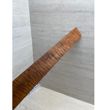 Клён Волнистый Печёный 180 гр заготовка накладки для электрогитары Смешанный АА Волна ААА 8х63-53х550 мм (Уценка-трещина)-8