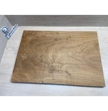 Клён Волнистый Печёный 180гр заготовка на топ Смешанный А Волна АА 20х186-182х530 мм - 2 шт.(книжкой)-3