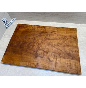 Клён Волнистый Печёный 180гр заготовка на топ Смешанный А Волна АА 20х186-182х530 мм - 2 шт.(книжкой)-15