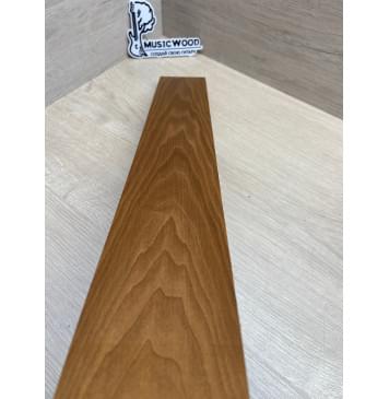 Клён Печёный 180гр заготовка грифа для Безголовой гитары Тангент АА 21х75х560 мм-4