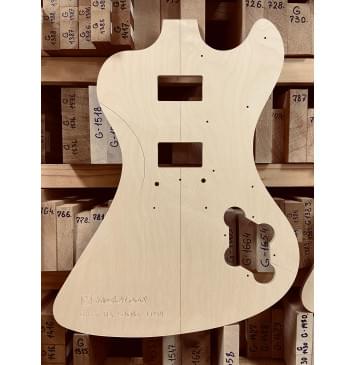 Gibson RD, Schaller 120801, 24,75", 22 Frets, полный комплект для фрезеровки гитары, фанера 8мм-2