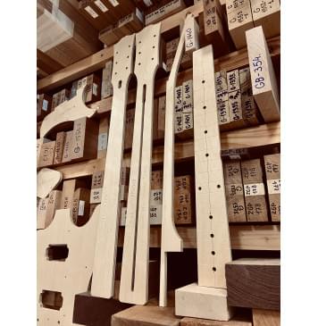 Gibson RD, Schaller 120801, 24,75", 22 Frets, полный комплект для фрезеровки гитары, фанера 8мм-5