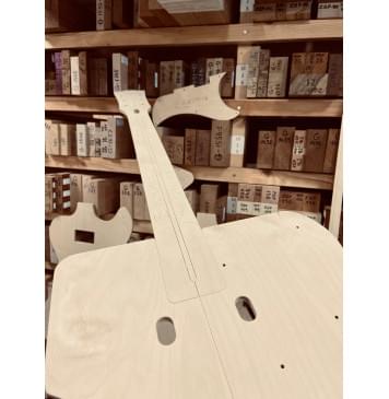 Gibson RD, Schaller 120801, 24,75", 22 Frets, полный комплект для фрезеровки гитары, фанера 8мм-9