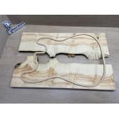 Клён Американский Ashleaf заготовка на топ под заливку Смешанный АА 21х390-340х550 (2шт)