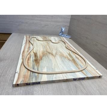 Клён Американский Ashleaf заготовка на топ Смешанный АА 14х187х540 мм 2 шт, книжкой-5