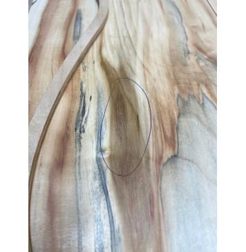 Клён Американский Ashleaf заготовка на топ Смешанный АА 14х187х540 мм 2 шт, книжкой-6