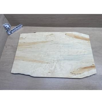 Клён Американский Spalted заготовка на тор Смешанный ААА 12х175-140х530 мм (2 шт, книжкой)-1