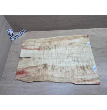 Клён Американский Каповый заготовка на топ Смешанный АА Кап ААА 8х178-140х505 мм (2 шт, книжкой)-7