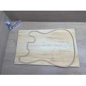 Клён Американский Spalted заготовка на тор Смешанный ААА 11х167-154х520 мм (2 шт, книжкой)