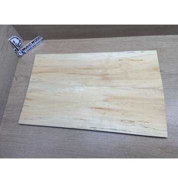 Клён Американский Spalted заготовка на тор Смешанный ААА 11х167-154х520 мм (2 шт, книжкой)-7