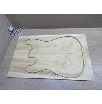 Клён Американский Ashleaf заготовка на топ Смешанный АА 7.5х180х565 мм 2 шт, книжкой-0