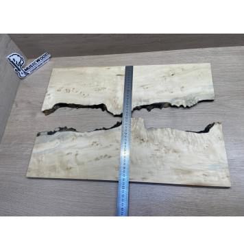 Клён Американский Каповый заготовка на топ под заливку Смешанный ААА Кап АА 12х390-340х535 мм (2 шт)-4